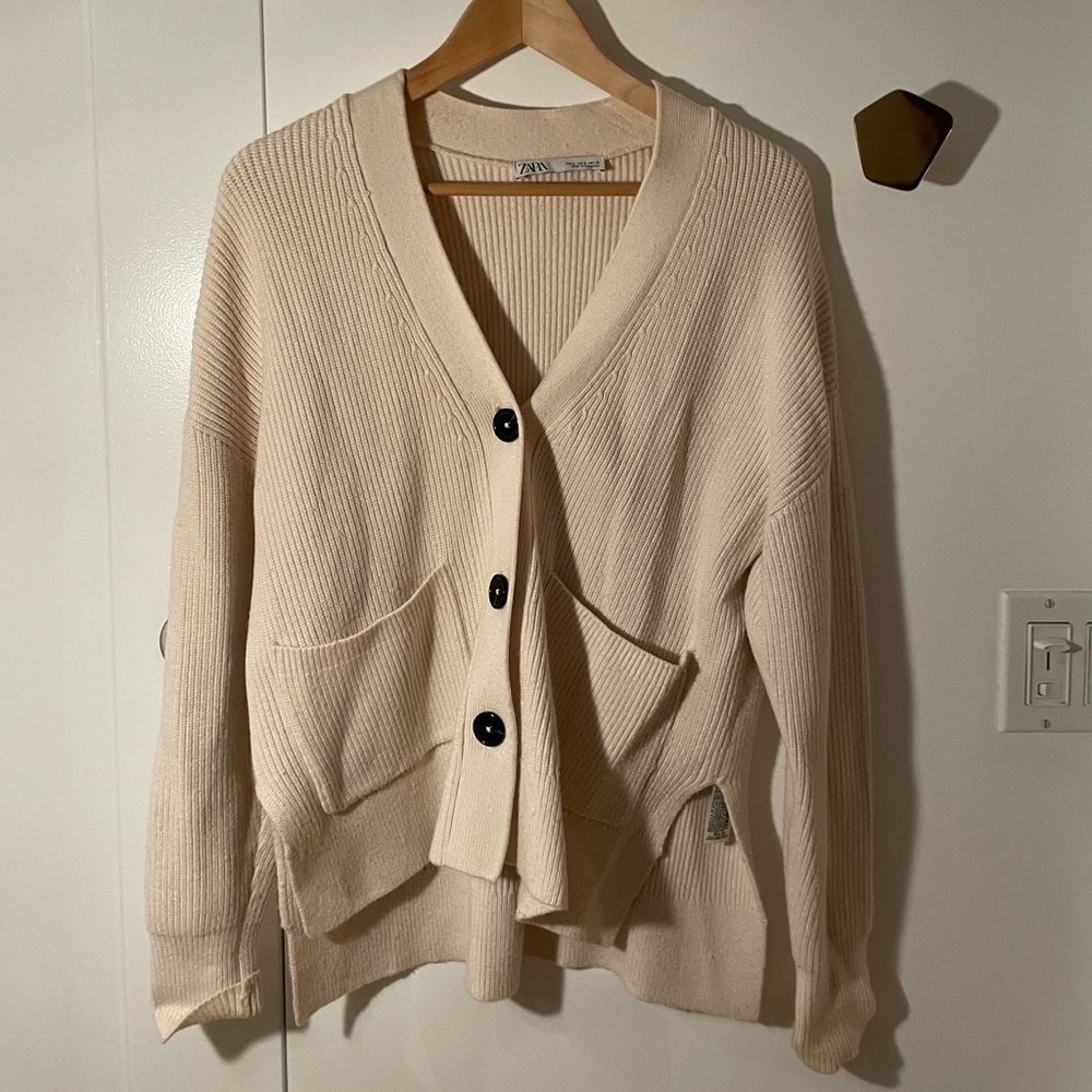 Cream Zara sweater